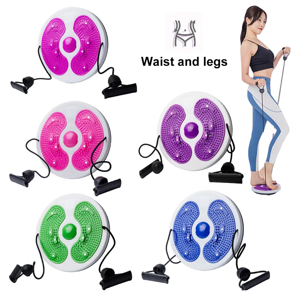 Waist Twisting Disc Magnet Wobble Board for Adults Abs Waist Twisting Disc for Slimming and Strengthening Waist