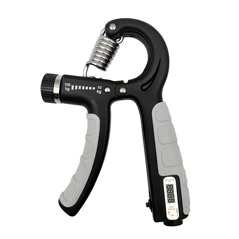 1Pc Adjustable Grip Strength Trainer 100KG Smart Counting Hand Grip Strengthener Forearm Workout Finger Exercise Stress Relief