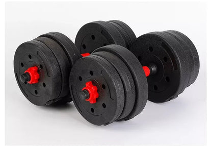 Home Gym Fitness Equipment Weight Lifting Dumbbel Kettlebell Adjustable 10-50kg Dumbbell Barbell Set