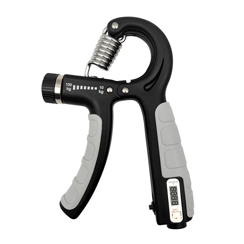 1Pc Adjustable Grip Strength Trainer 100KG Smart Counting Hand Grip Strengthener Forearm Workout Finger Exercise Stress Relief