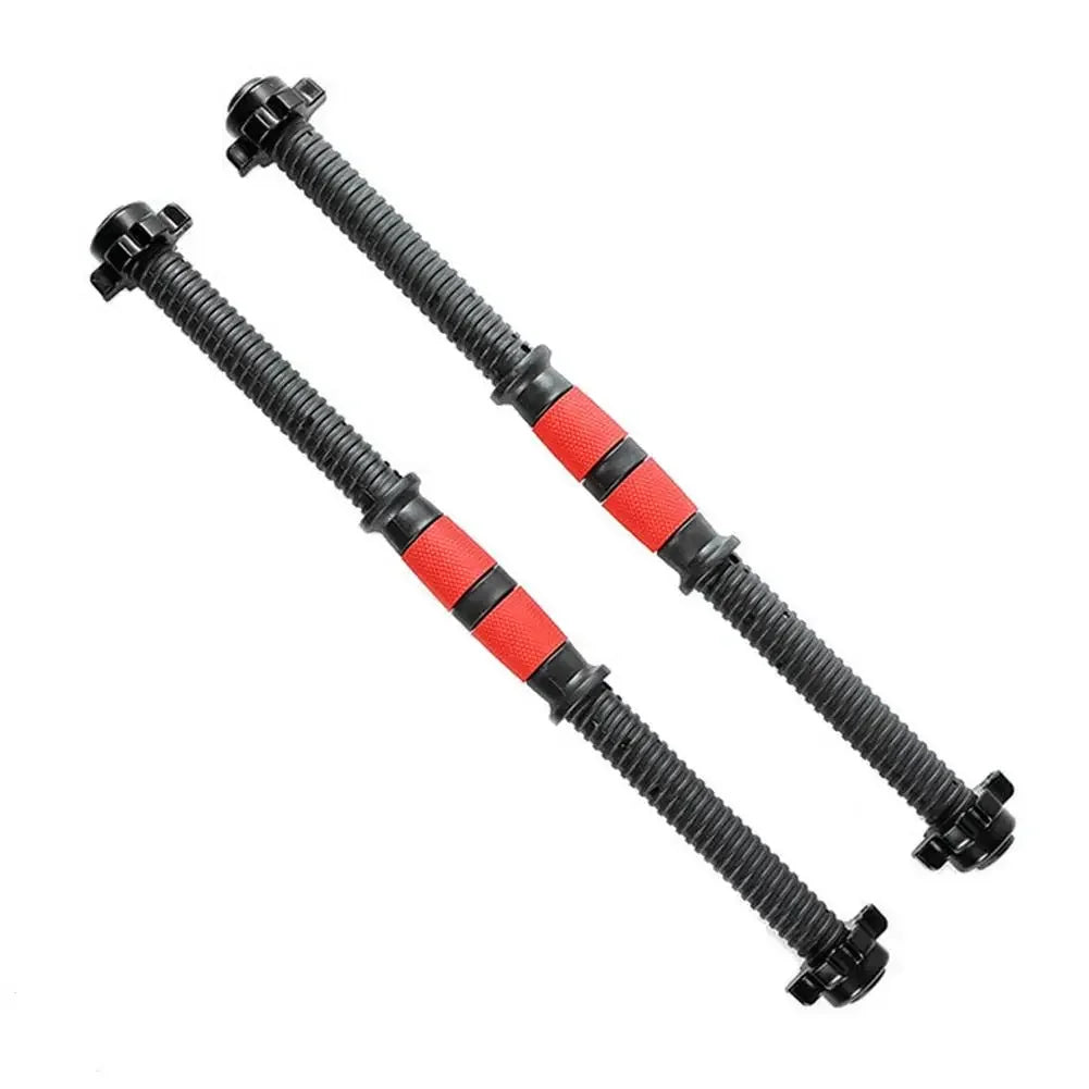 Dumbbell Bar with Barbell Buckle Barbell Bar Threaded Dumbbell Handles Powerlifting Fitness Equipment for Home Gym Accessories