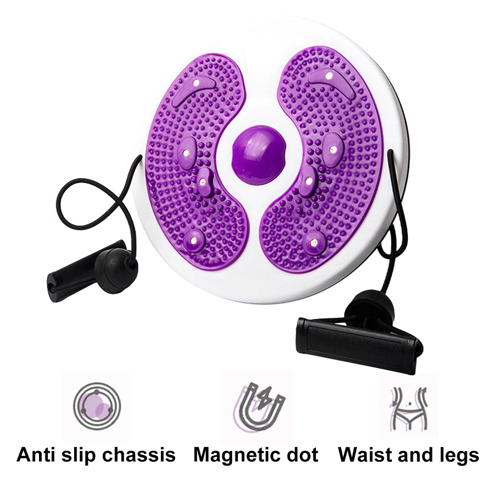 Waist Twisting Disc Magnet Wobble Board for Adults Abs Waist Twisting Disc for Slimming and Strengthening Waist