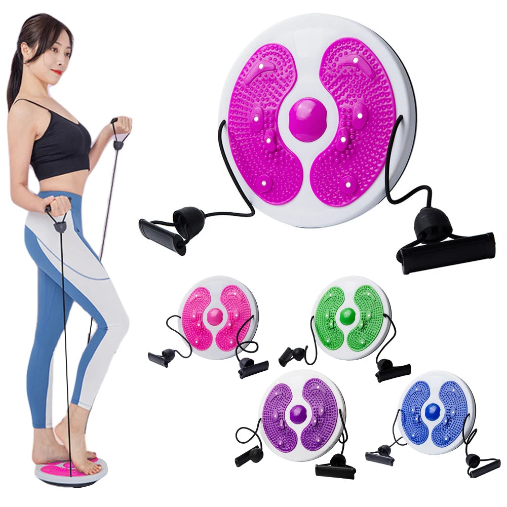 Waist Twisting Disc Magnet Wobble Board for Adults Abs Waist Twisting Disc for Slimming and Strengthening Waist